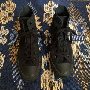 Black High Top Converse